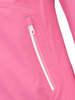 Women Lightweight Waterproof Jacket with Connected Hood Seam Taped Bicolor Zippers Rain Jacket