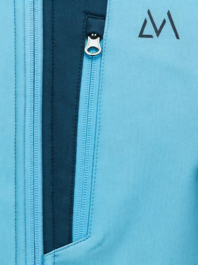 Women Softshell Jacket with Connected Hood Waterproof Water-repellent Windproof Breathable Outdoor Sports Wear