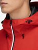 Men Lightweight Waterproof Jacket with Connected Hood Seam Taped Outdoor Hiking Clothing