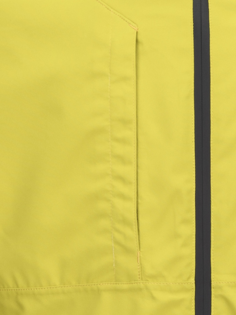 Men Lightweight Waterproof Jacket with Detachable Hood Seam Taped Outdoor Windbreaker