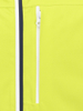Men Lightweight Waterproof Jacket with Connected Hood Seam Taped Bicolor Zippers Windbreaker 