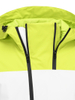 Women Lightweight Waterproof Jacket with Connected Hood Seam Taped Fashion Windbreaker 