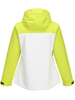 Women Lightweight Waterproof Jacket with Connected Hood Seam Taped Fashion Windbreaker 