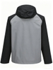 Men Lightweight Waterproof Jacket with Detachable Hood Seam Taped Outdoor Camping