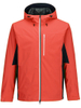 Men Lightweight Waterproof Jacket with Connected Hood Seam Taped Outdoor Hiking Clothing