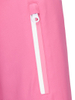 Women Lightweight Waterproof Jacket with Connected Hood Seam Taped Bicolor Zippers Rain Jacket