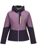 Women Softshell Jacket with Connected Hood Waterproof Water-repellent Windproof Breathable Outdoor Hiking Jacket